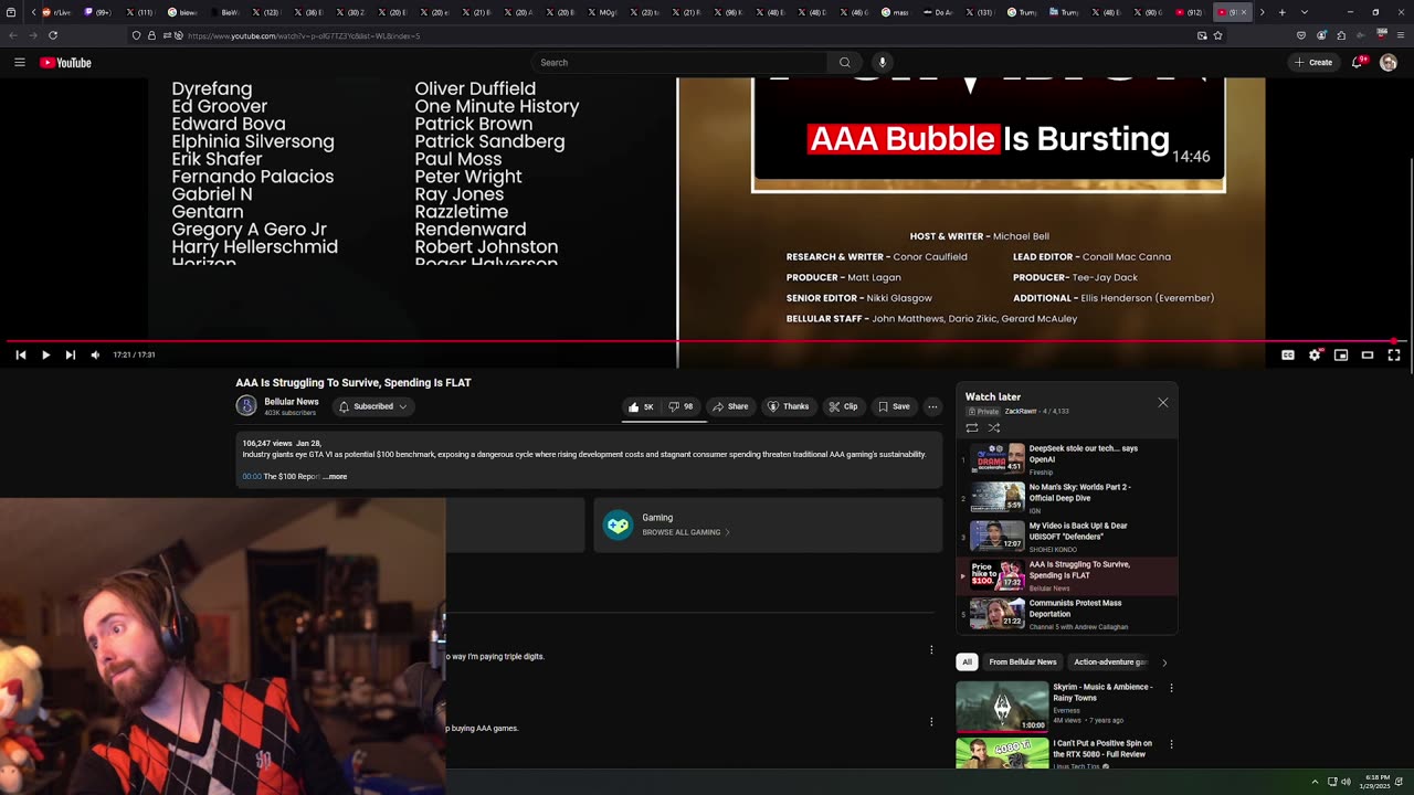 1/29/25 pt2 BIG DAY... (full title in desc) - Asmongold/Zackrawrr Twitch Stream Archive