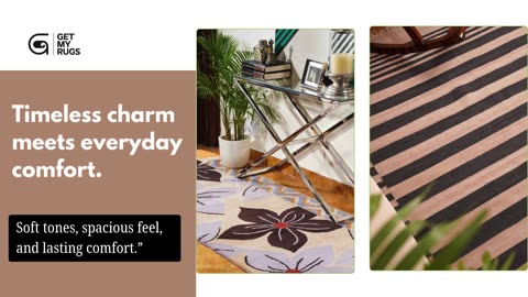 Cream Colored Rug by GetMyRugs for Warm Living Spaces