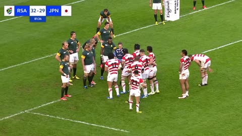 The greatest upset in rugby history? South Africa v Japan Final Minutes Rugby World Cup 2015
