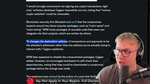 WARNING! YOUR CRYPTO ISN'T SAFE! THIS IS URGENT!