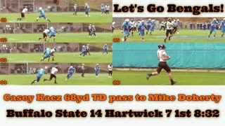 Prototype 351: Buffalo State's Casey Kacz 68yd TD pass to Mike Doherty vs Hartwick