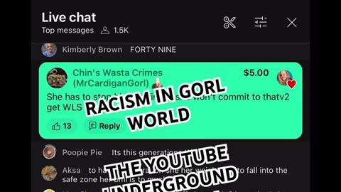 Yaba stops herself from saying the no-no word