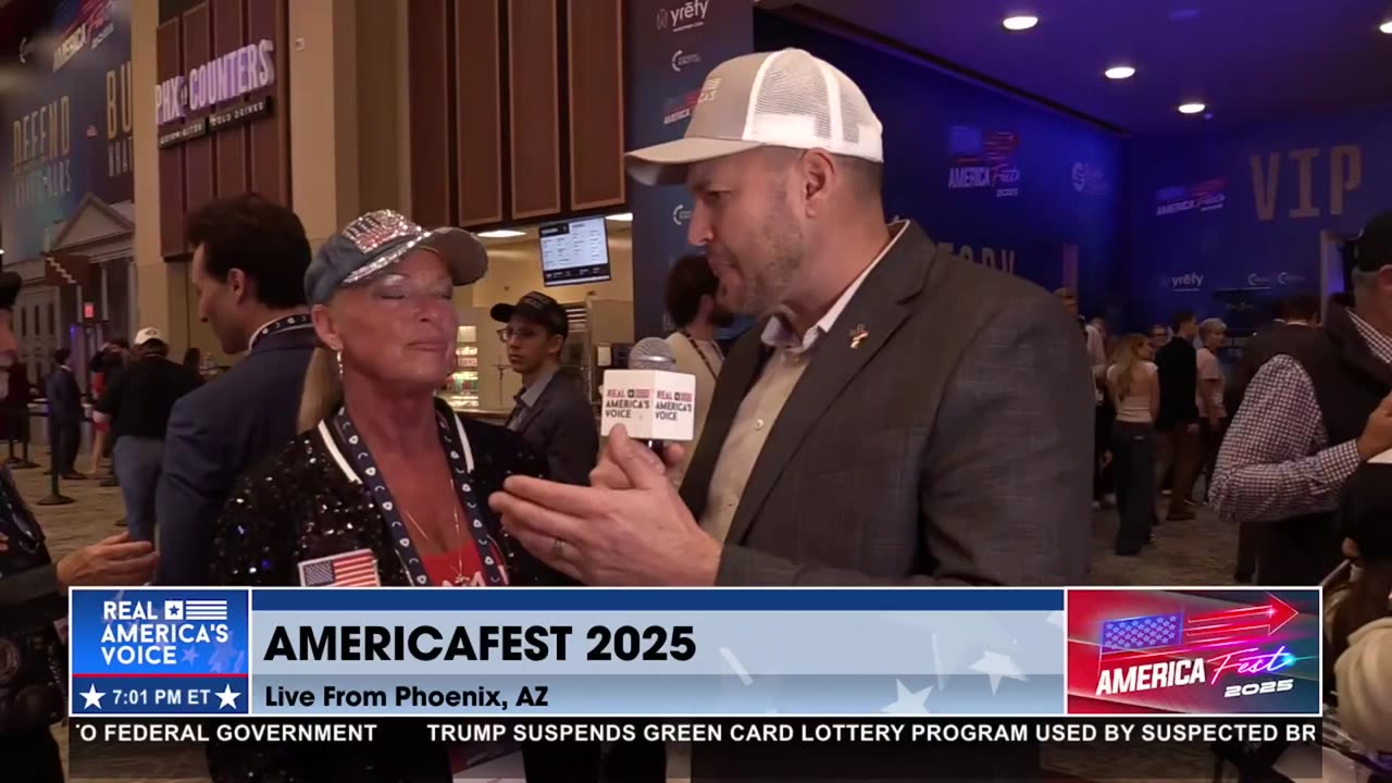 SHARON FROM VIRGINIA ATTENDS HER FIRST TPUSA EVENT