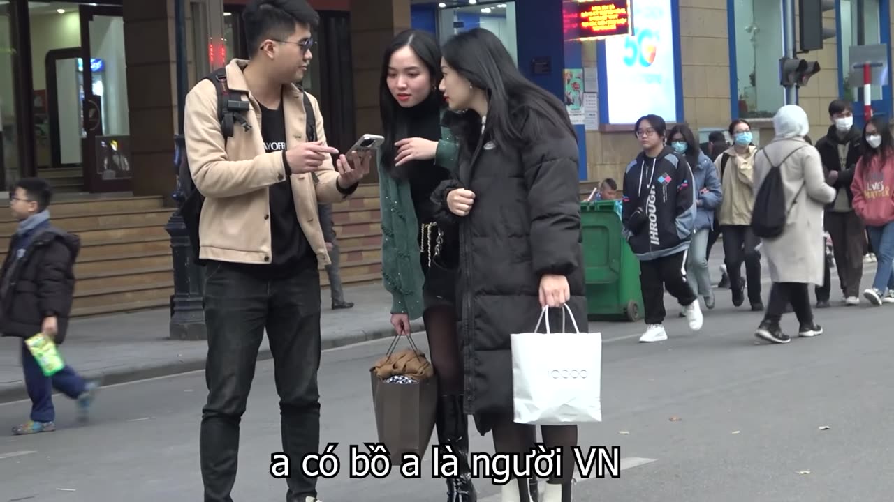 Thanks to my sister for translating the troll message in Hanoi.