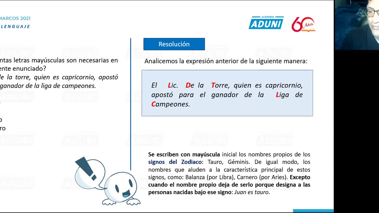 ANUAL ADUNI 2021 | Semana 14 | Lenguaje