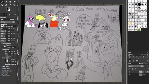 Prof.Grass: Coloring Cartoons