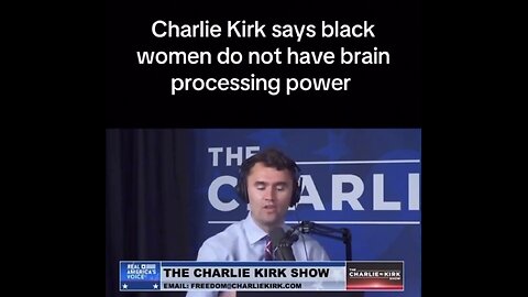 Another Charlie Kirk Masterpiece