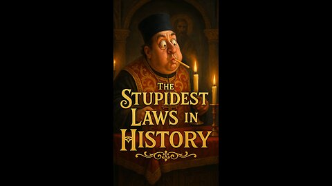 Stupidest laws in history