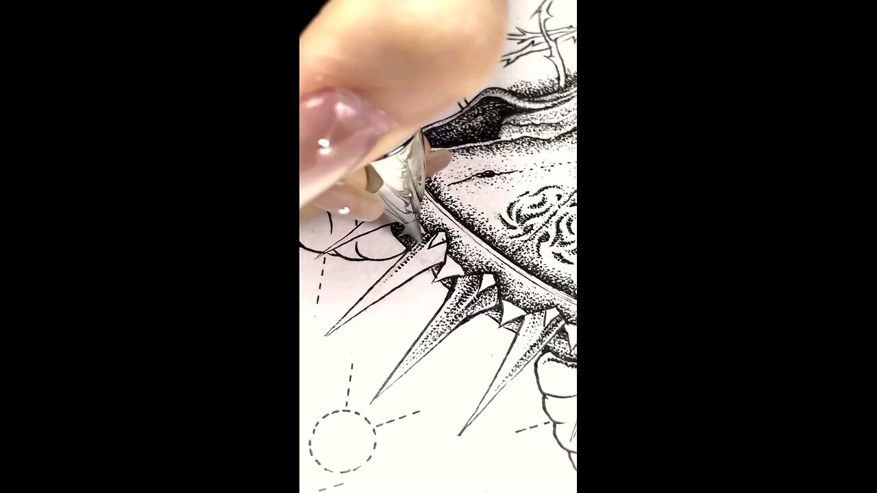 Finished today’s artwork as fast as the beat of Gotta Go Faster by Kolektivo! 😎 Watch the stippling