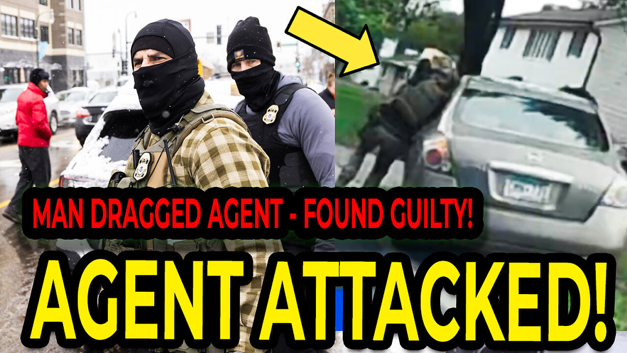 ICE Agent Gets Dragged By Illegal Immigrant - GUILTY Of Assault!