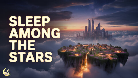 😴🌙 Sleep Story | 🏙️✨ Soar Through a City in the Sky | 🎵💫 8H Sleep Music