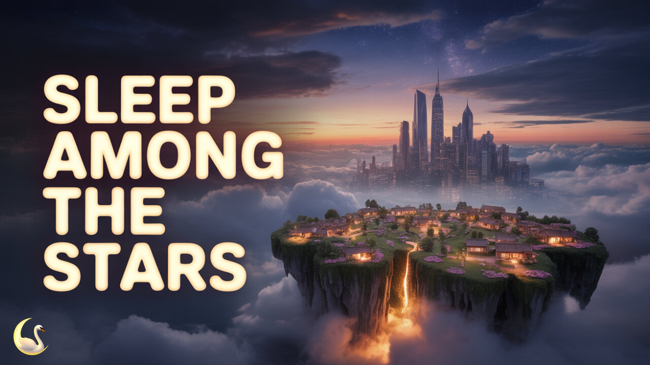 😴🌙 Sleep Story | 🏙️✨ Soar Through a City in the Sky | 🎵💫 8H Sleep Music