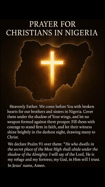 🙏 Prayer for Christians in Nigeria | Stand Firm in Faith
