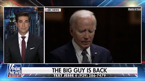 Maybe it was just a ghost, but we’re pretty sure we saw Joe Biden on the BBC