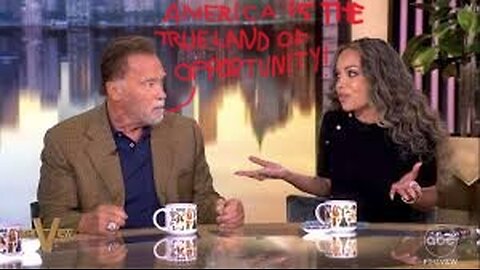 The View Gets A Reality Check from the Governator!
