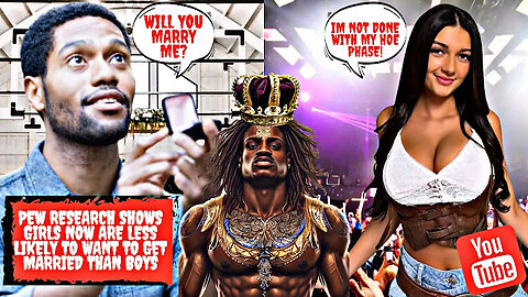 Pew Research Shows Girls Now are Less Likely To Want to Get Married Than boys