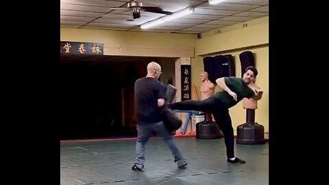 Standard Wong Gerk! #yeshua #jesus #wingchun #kungfu #martialarts #sidekick #feiyue