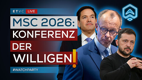 🟥 MSC '26: ALLES für die UKRAINE! MERZ-Rede zum Auftakt! | #WATCHPARTY