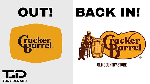 Cracker Barrel CRACKS, old logo is back, caves on DEI strategy