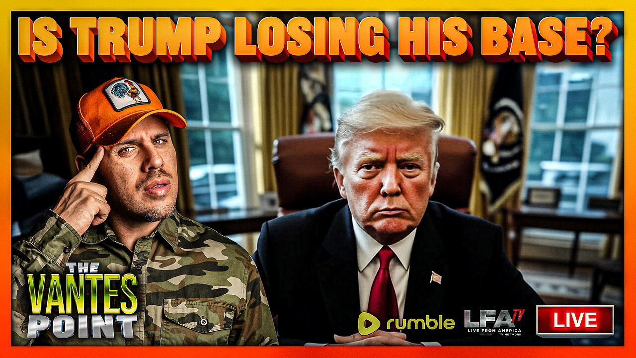 Is Trump losing his base? | THE VANTES POINT 6.17.25 6PM