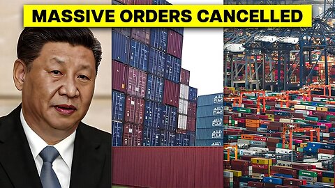 Chaos in China - Chinese Economy Bankrupt, Exports Collapse as US Cancels LARGE Orders