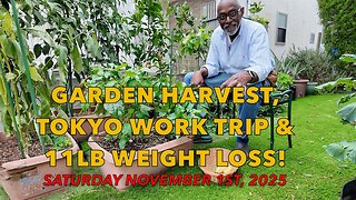 Garden Harvest, Tokyo Work Trip & 11lb Weight Loss!