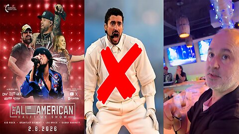 Bar owner called RACIST by Leftist after he showed All American Halftime Show instead of Bad Bunny!