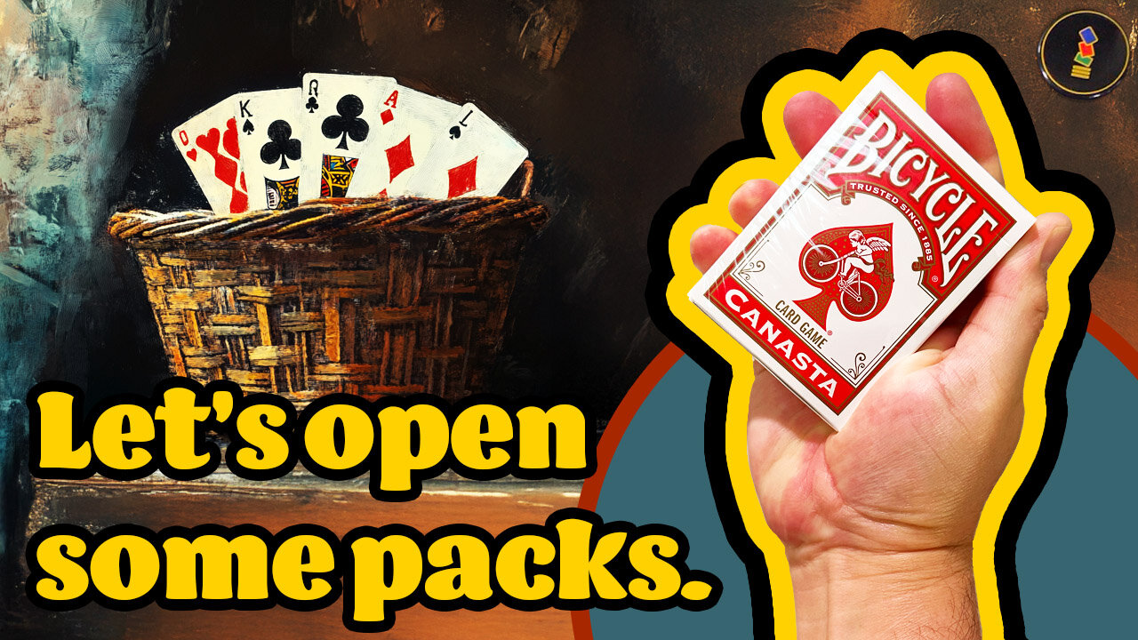 Canasta in my Basket! Let's check out UPSCC's Bicycle Canasta Games Playing Cards!