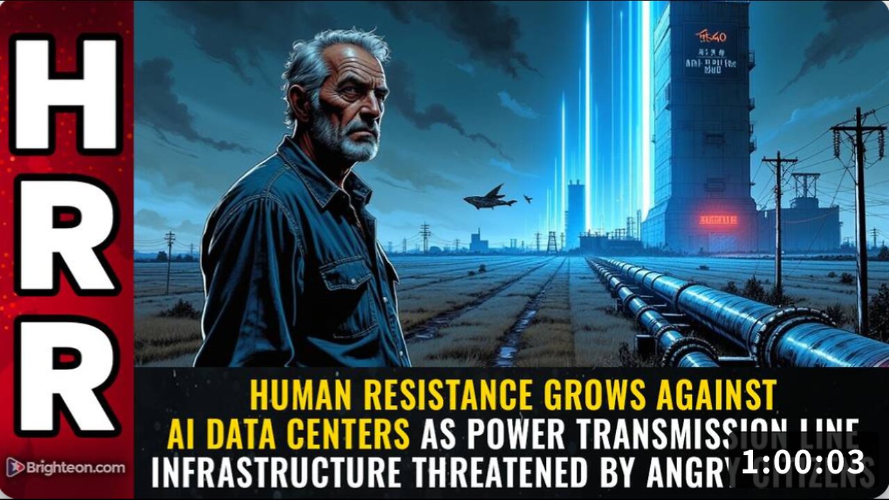 Human resistance grows against AI data centers as power transmission line infrastructure THREATENED by angry citizens