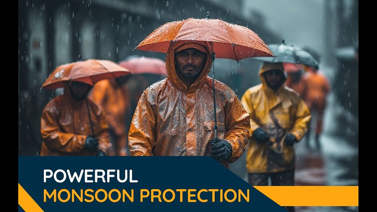 Stay Dry & Safe: Monsoon Rain Gear for Workers!