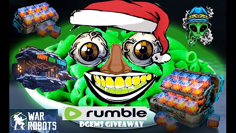 ❄️🎄DGEMS GIVEAWAY - RUMBLE EXCLUSIVE #wr #warrobots @NUKLEARPASTA 🧊🎄