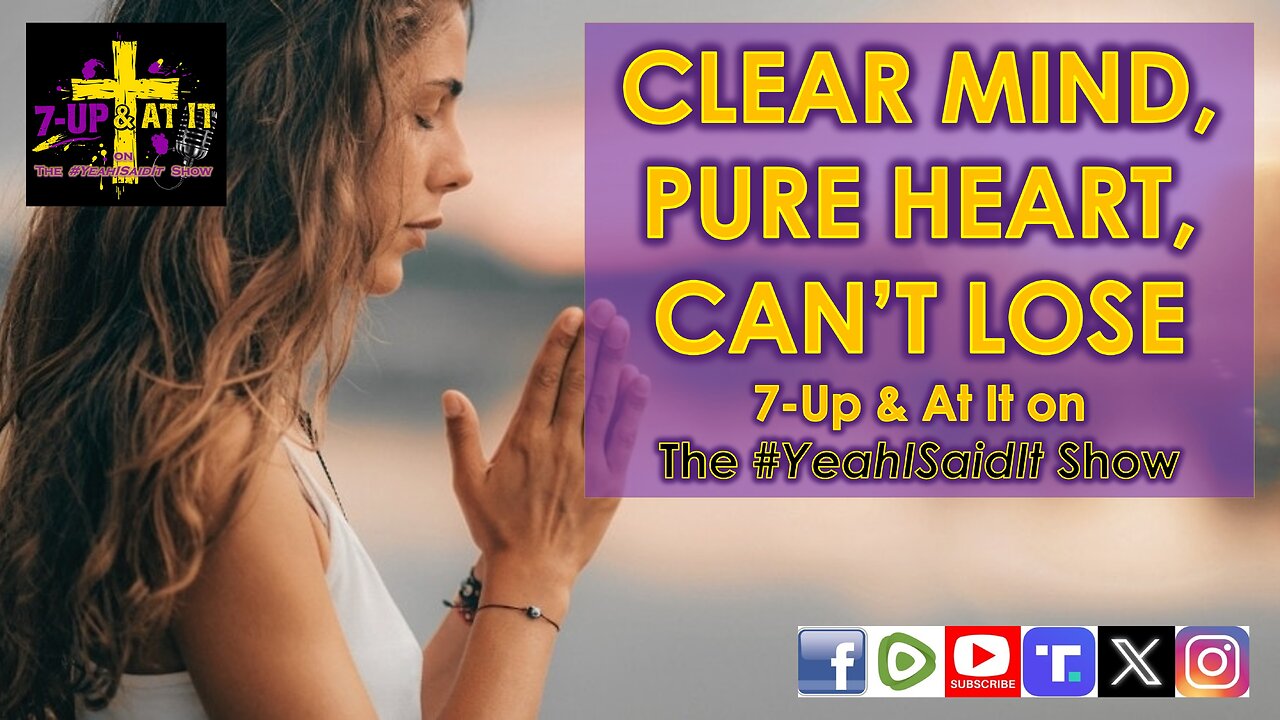 WORD OF THE DAY: 1 CORINTHIANS 4:4 - CLEAR MIND, PURE HEART, CAN'T LOSE