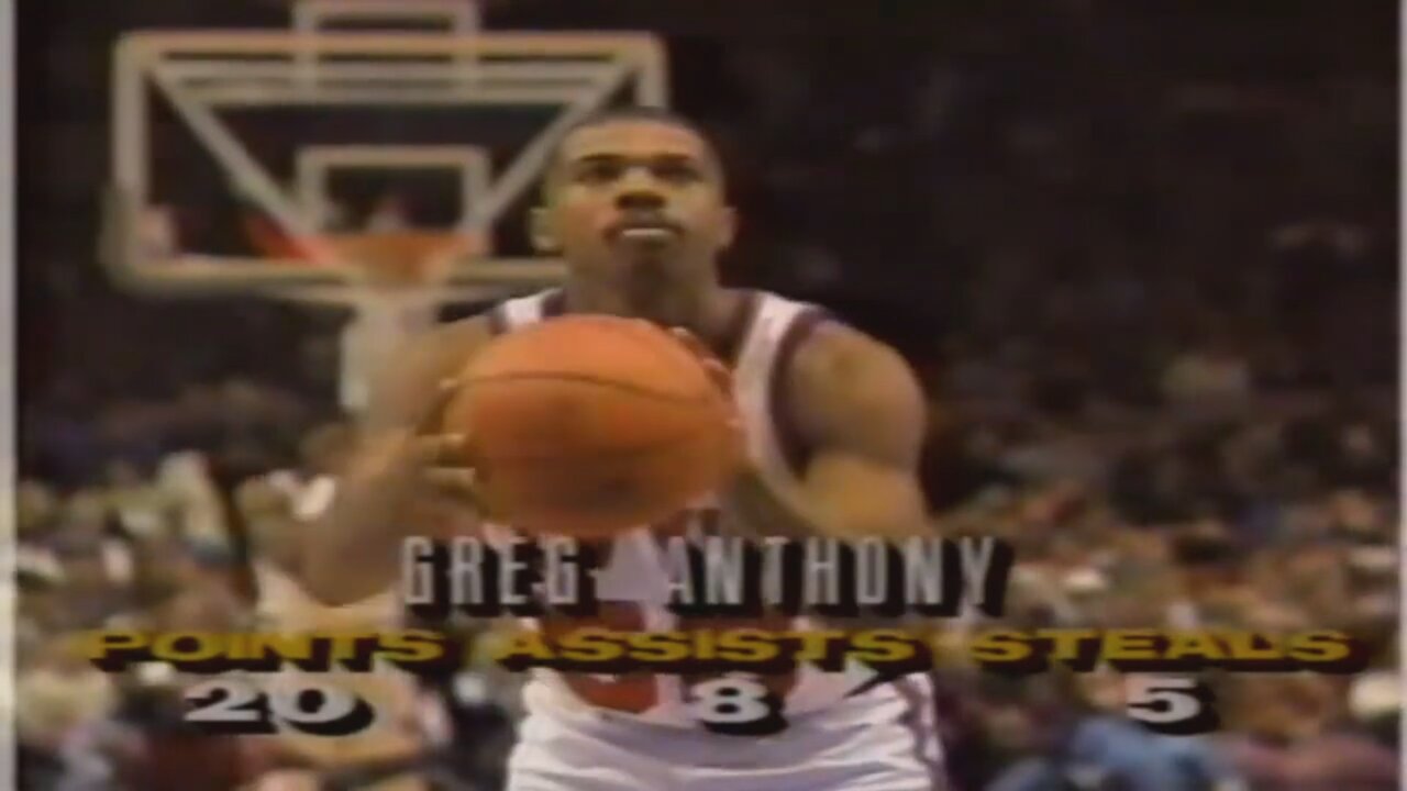 Greg Anthony 23 Points 8 Ast 5 Stl Vs. Pacers, 1992-93.