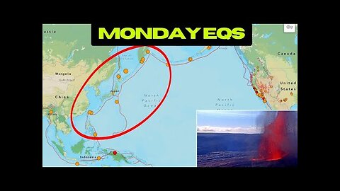 More Earthquakes around Japan. Kilauea Volcano eruption. Monday update.