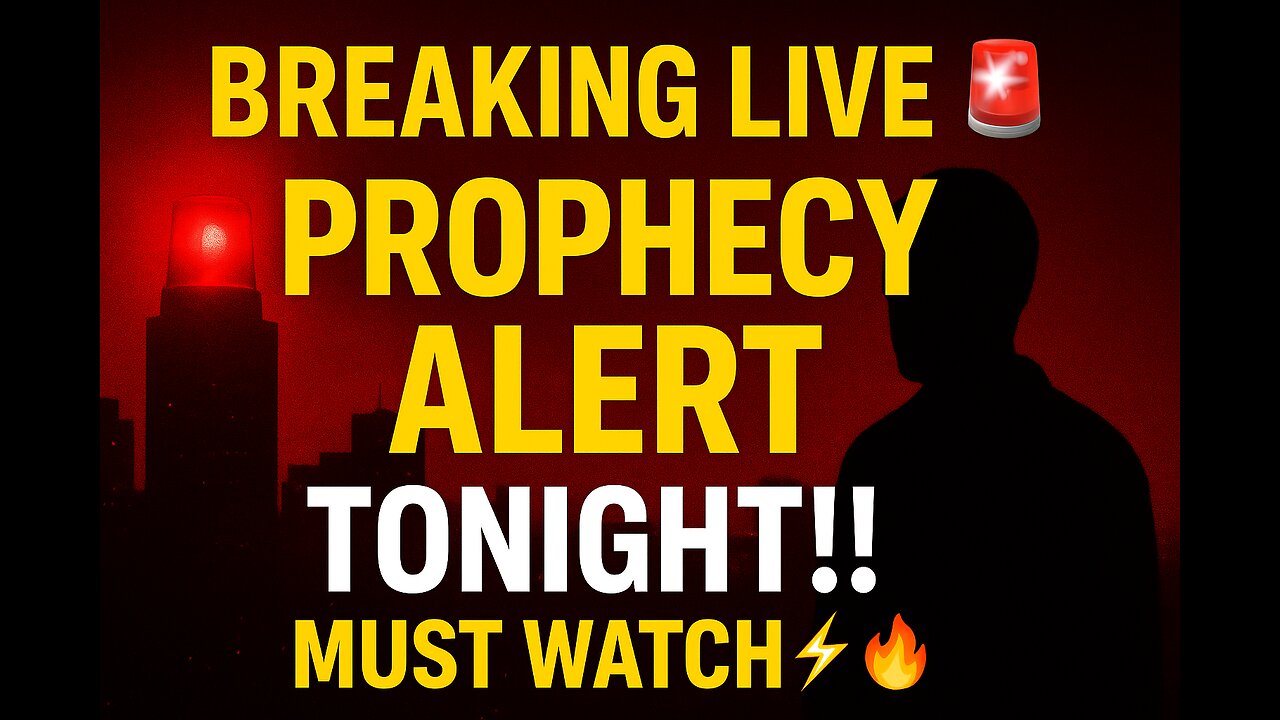 🚨BREAKING LIVE: Something BIG Is About To Happen Tonight! Prophecy Alert – MUST WATCH!