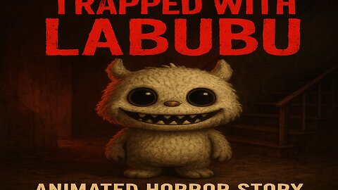 "Trapped with Labubu: A Cute Monster’s Basement Horror You’ll Never Forget 😱 | Animated Horror Story