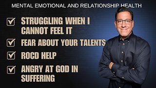 🔴Live: Struggling When I Cannot Feel It | Fear About Talents | ROCD Help | Angry at God in Suffering