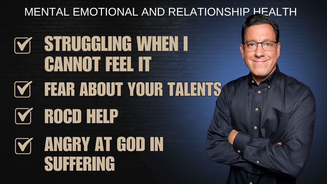 🔴Live: Struggling When I Cannot Feel It | Fear About Talents | ROCD Help | Angry at God in Suffering