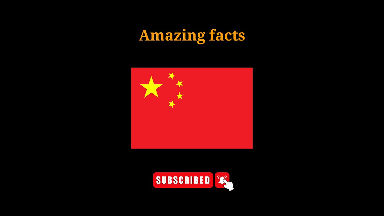 Amazing fact about China