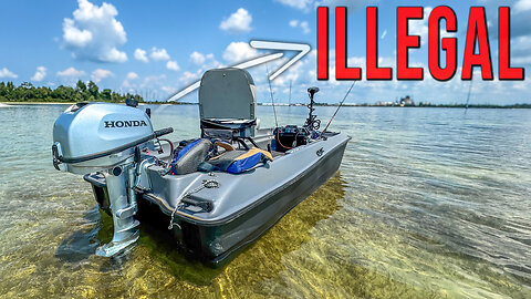 I Put an OVERSIZED Outboard on a Plastic POND Boat
