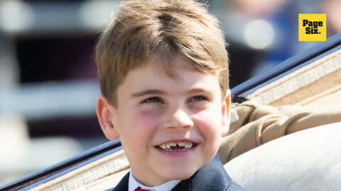 Prince Louis steals the show at Trooping the Colour