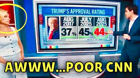 PANIC in the CNN Control Room over this Report on Trump’s Approval Rating (by Harry Enten!) 😱