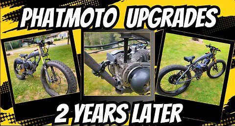 Phatmoto Fat Tire All Terrain - All Upgrades Done After 2 Years
