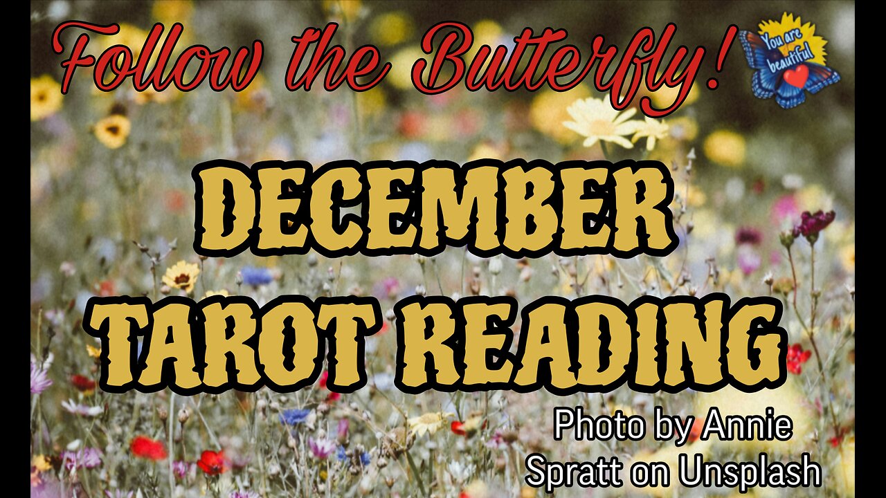 December 2025 Tarot predictions! What has December got in store for you around love, money, work?
