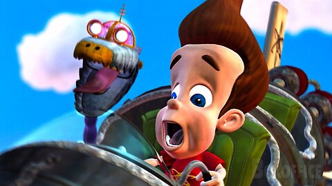 Jimmy crashes his homemade spaceship _ Jimmy Neutron_ Boy Genius