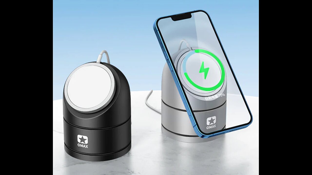 MagSafe Charger Phone Stand with Floating Desktop Design and Creative Aluminum Alloy Base