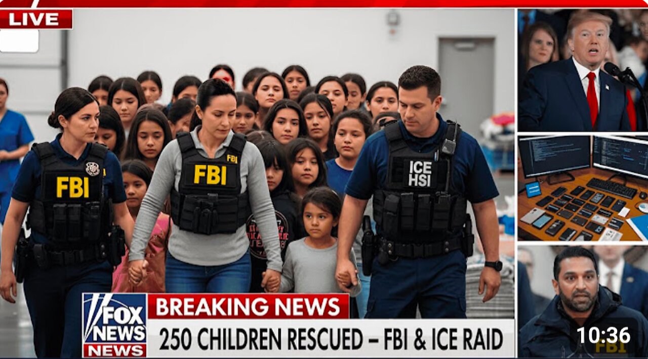 FBI & ICE RESCUE 250 CHILDREN — America’s LARGEST Child Trafficking Ring EXPOSED
