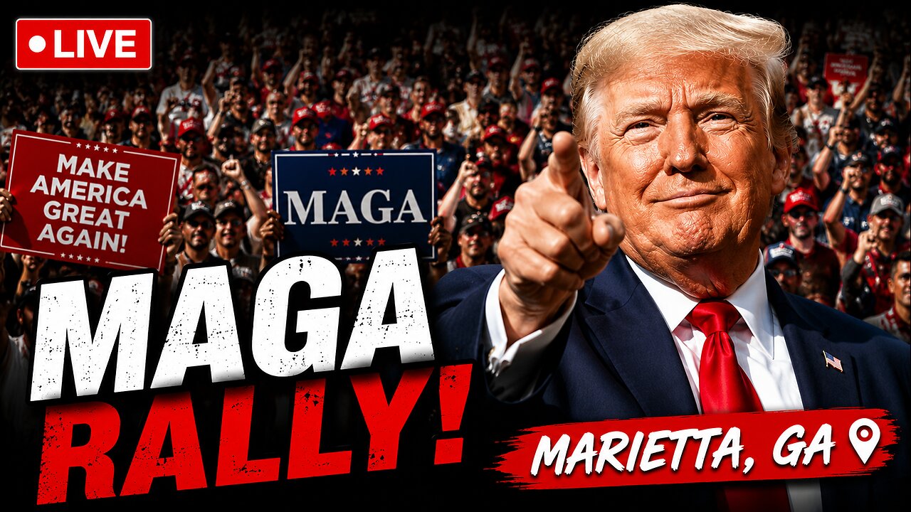 LIVE: President Trump MAGA Rally | Marietta, GA