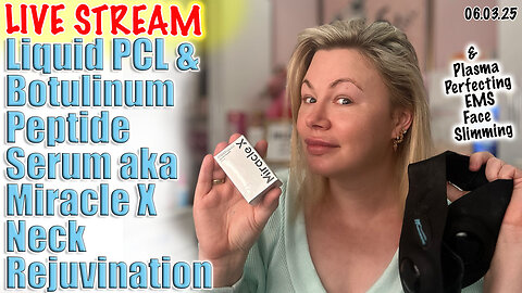 Live Miracle X Neck Rejuvination and EMS Face Sliming! Code Jessica10 saves you Money