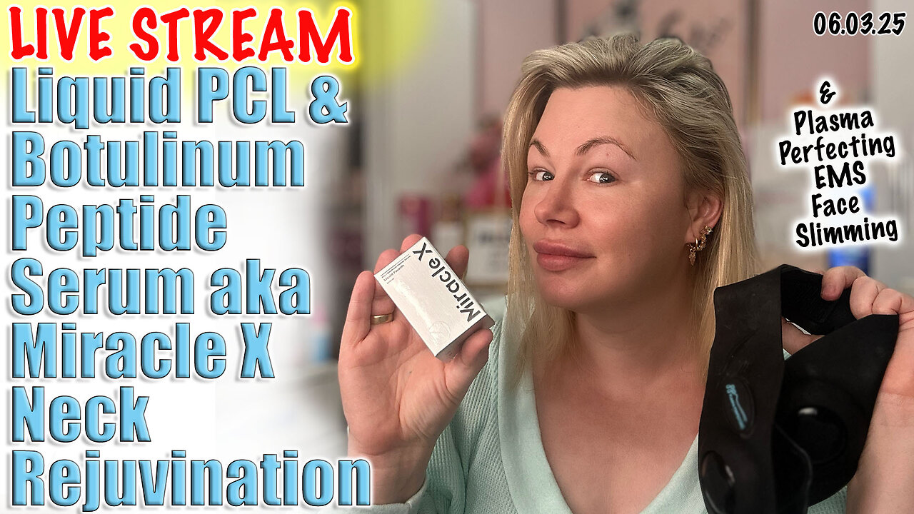 Live Miracle X Neck Rejuvination and EMS Face Sliming! Code Jessica10 saves you Money